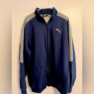 Puma Zip Up Sweatshirt. Sz XXL
